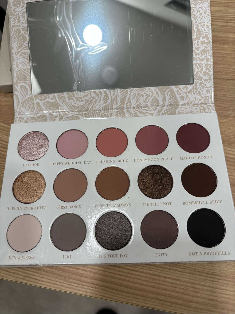 “Unveiled” 15 pan eyeshadow Palette by Sydney Grace & Kendra Matthes NWT $49